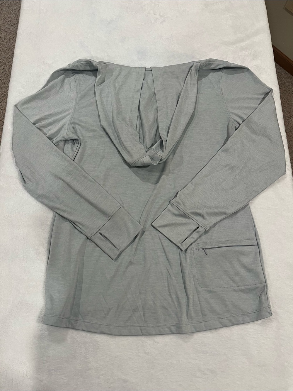 Old Navy Active Gray Long Sleeve Hoodie - Mens XL - Picture 2 of 7
